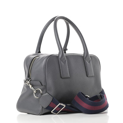 Marc Jacobs Pebbled Calfskin Gotham Bauletto Satchel Grey 3 of 16