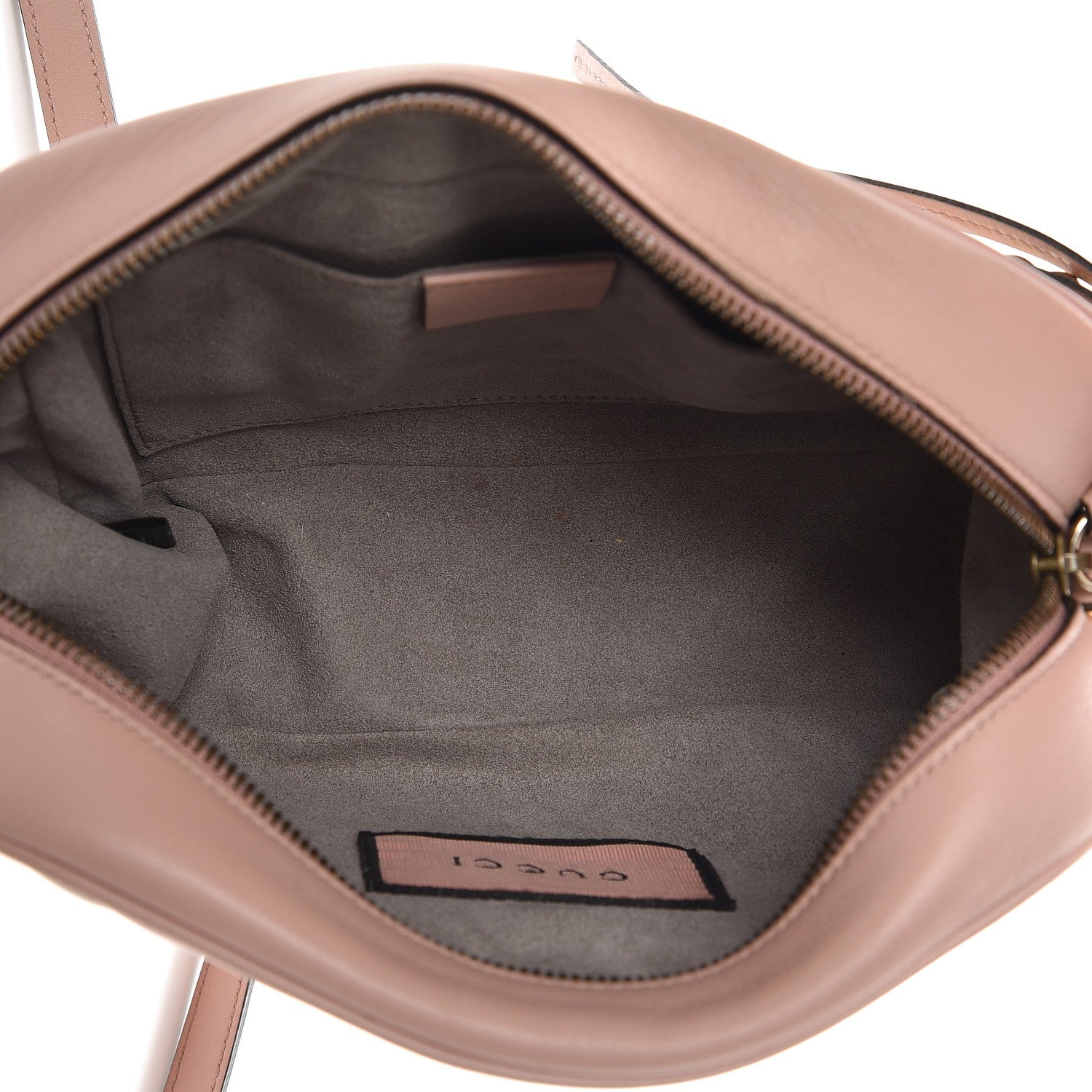 Gucci Calfskin Matelasse GucciGhost Small GG Marmont Chain Shoulder Bag Perfect Pink Rosa Ivory 5 of 12