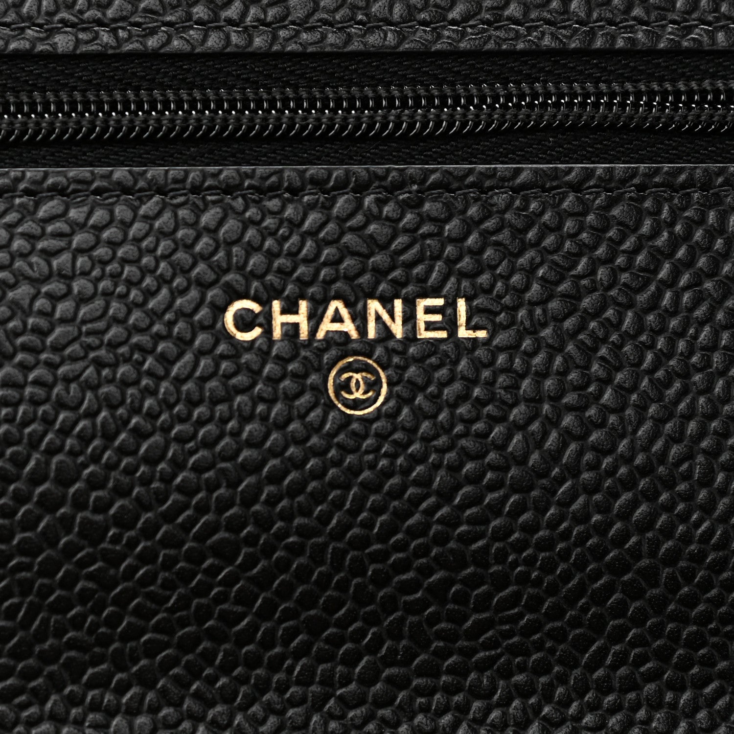 Chanel Caviar Quilted Wallet On Chain WOC Black 10 of 13