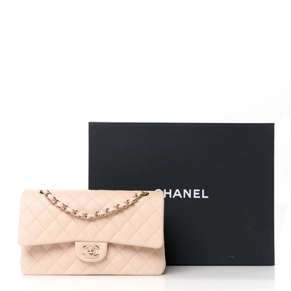 Chanel Caviar Quilted Medium Double Flap Light Beige 12 of 12