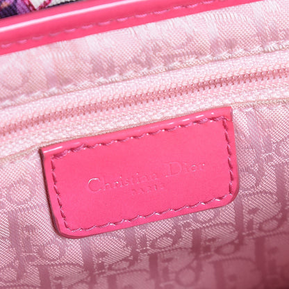 Christian Dior Canvas Floral Saddle Bag Multicolor 7 of 8