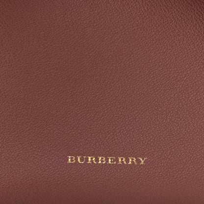 Burberry Soft Grain Calfskin House Check Small Helmsley Crossbody Dusty Pink 10 of 17