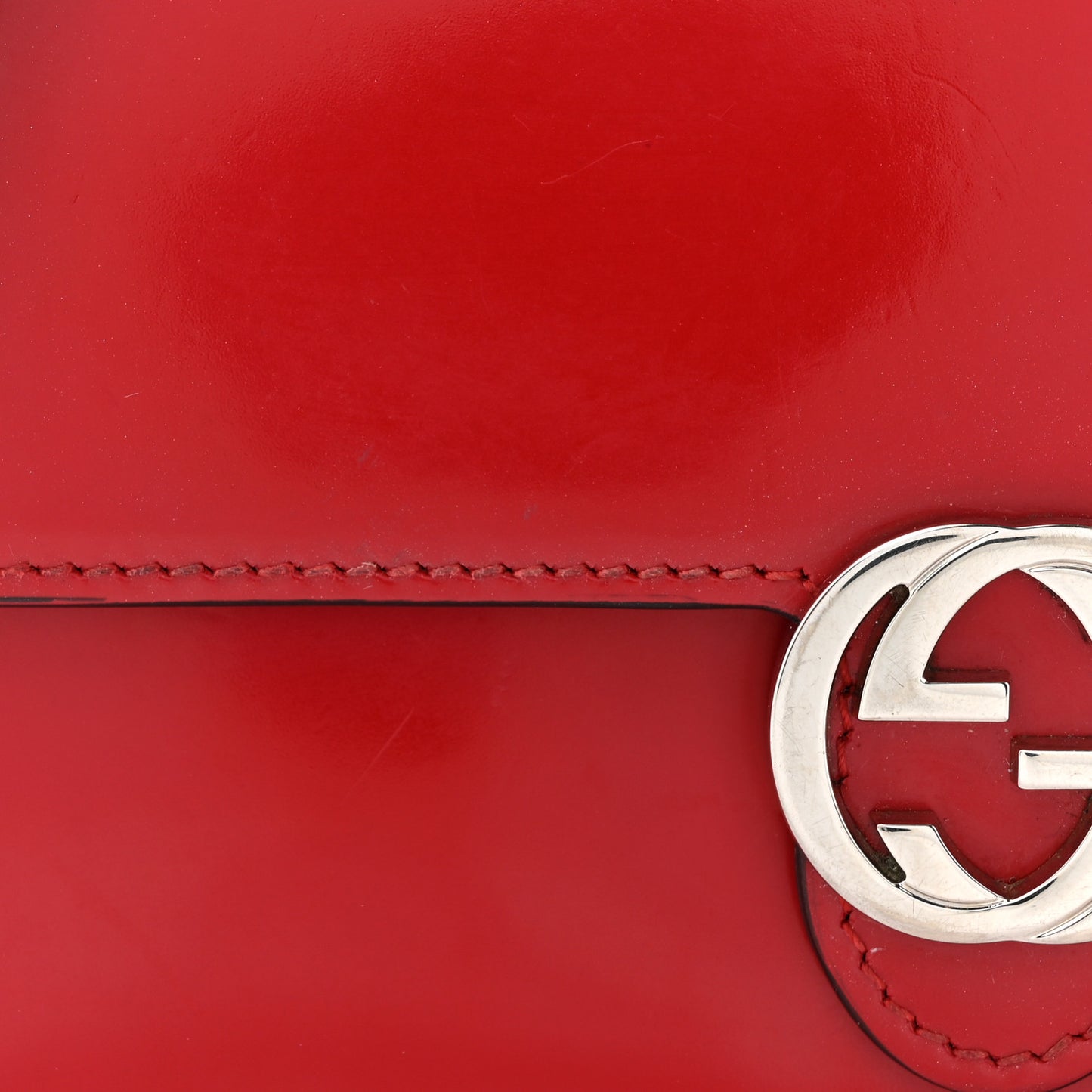 Shade Lux Calfskin Icon Wallet Hibiscus Red