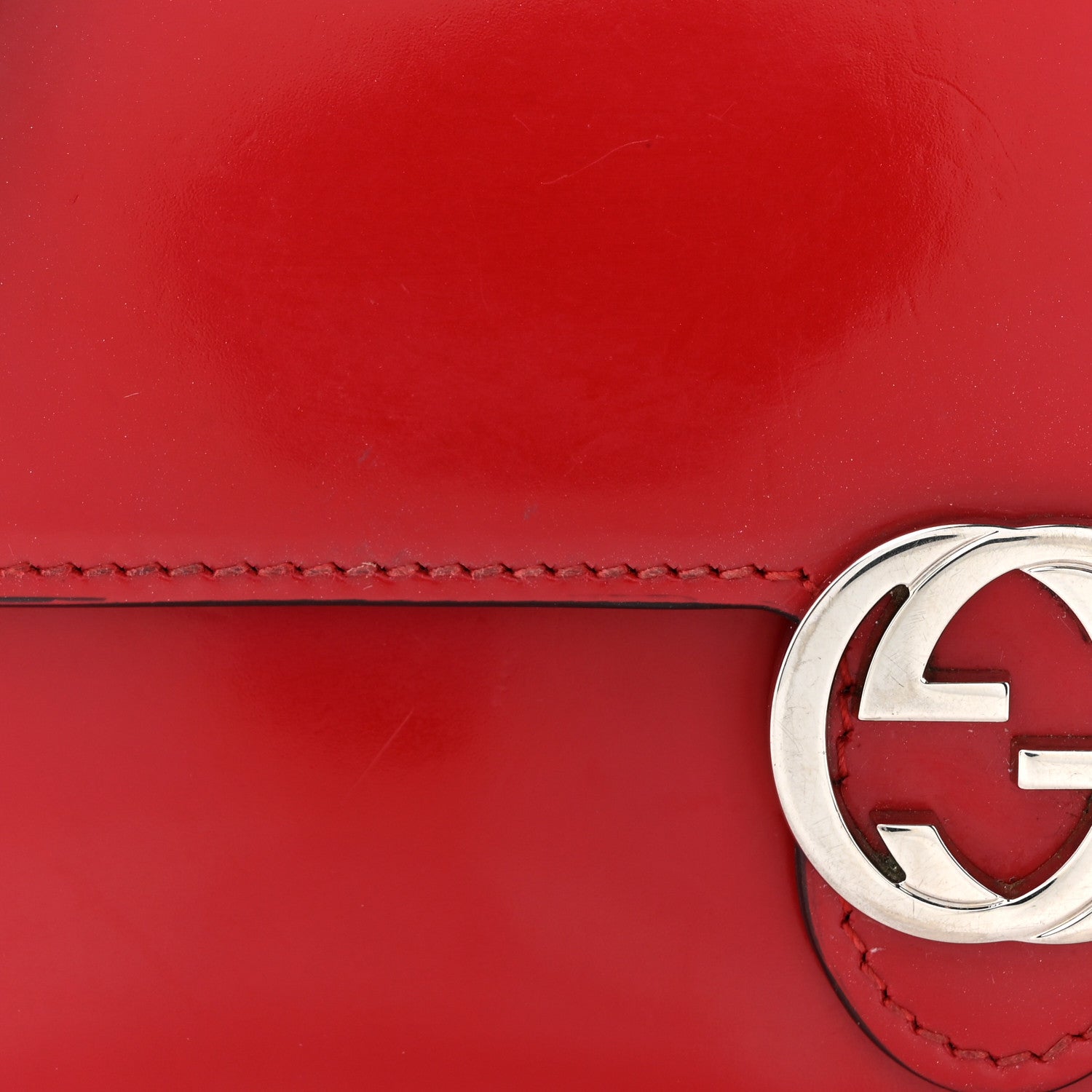 Gucci Shade Lux Calfskin Icon Wallet Hibiscus Red 8 of 17
