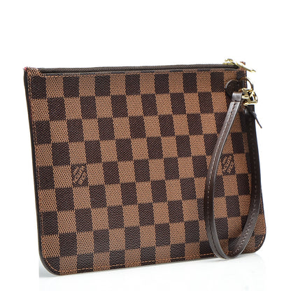 Louis Vuitton Damier Ebene Neverfull MM GM Pochette 3 of 8