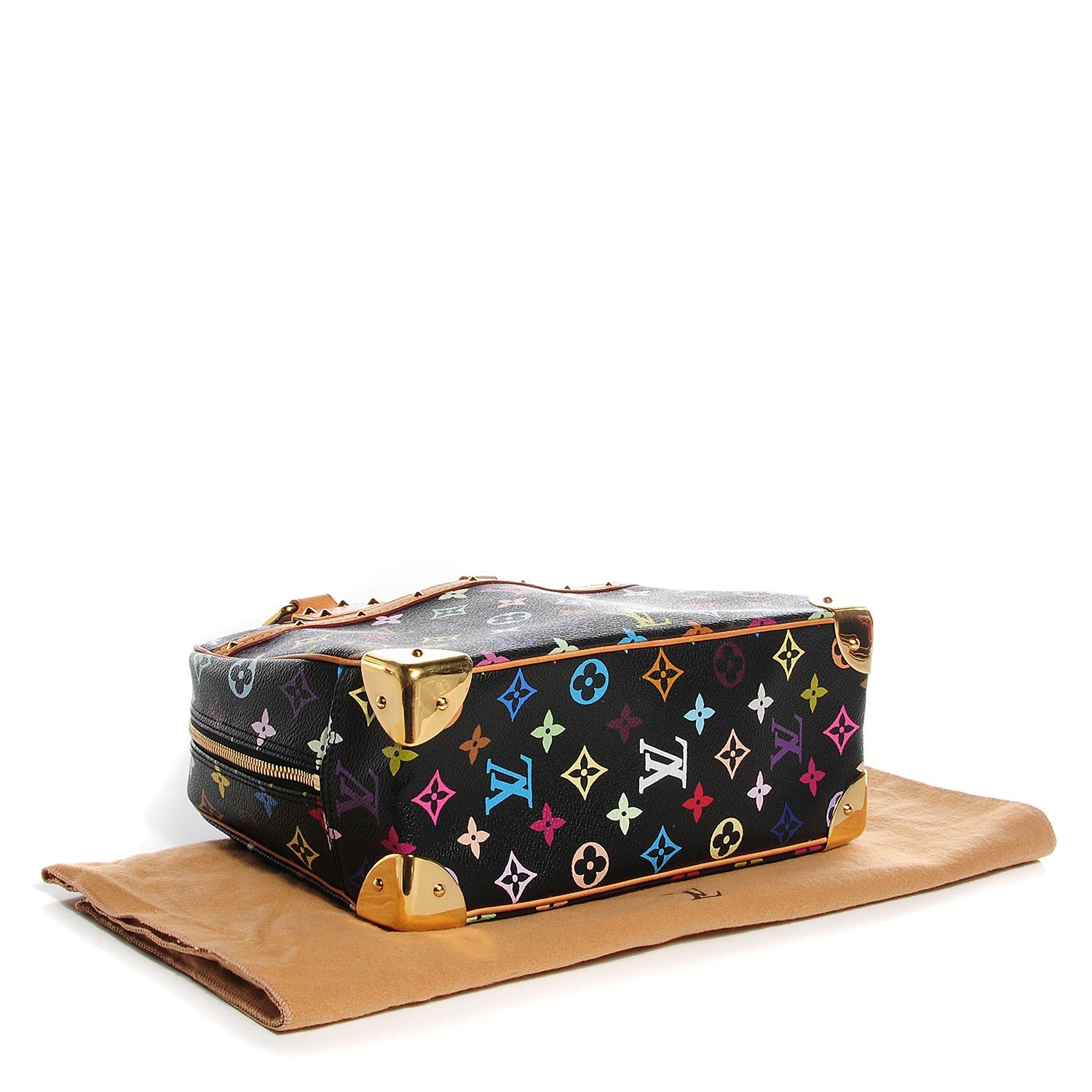 Louis Vuitton Monogram Multicolor Trouville Black 4 of 7