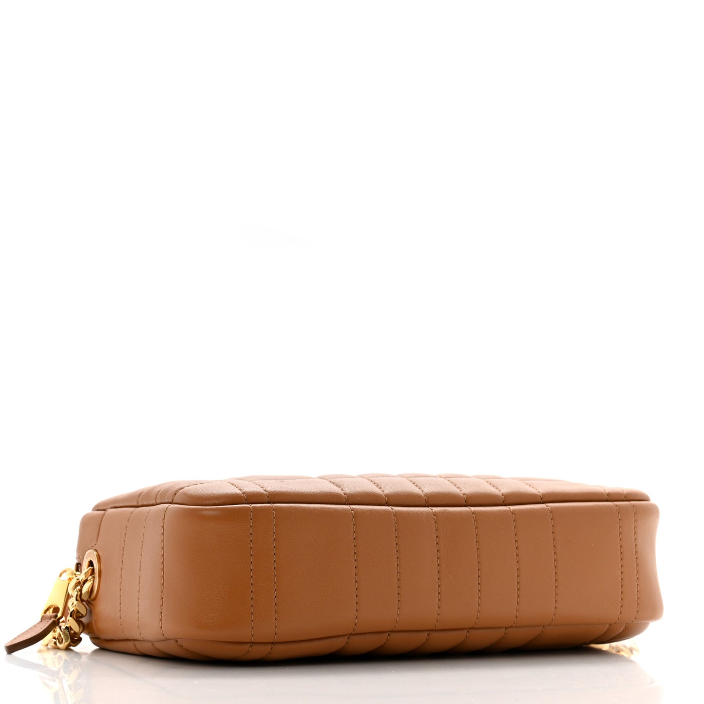 Lambskin Quilted Small Lola Camera Bag Maple Brown