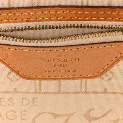 Louis Vuitton Damier Azur Neverfull GM 6 of 9