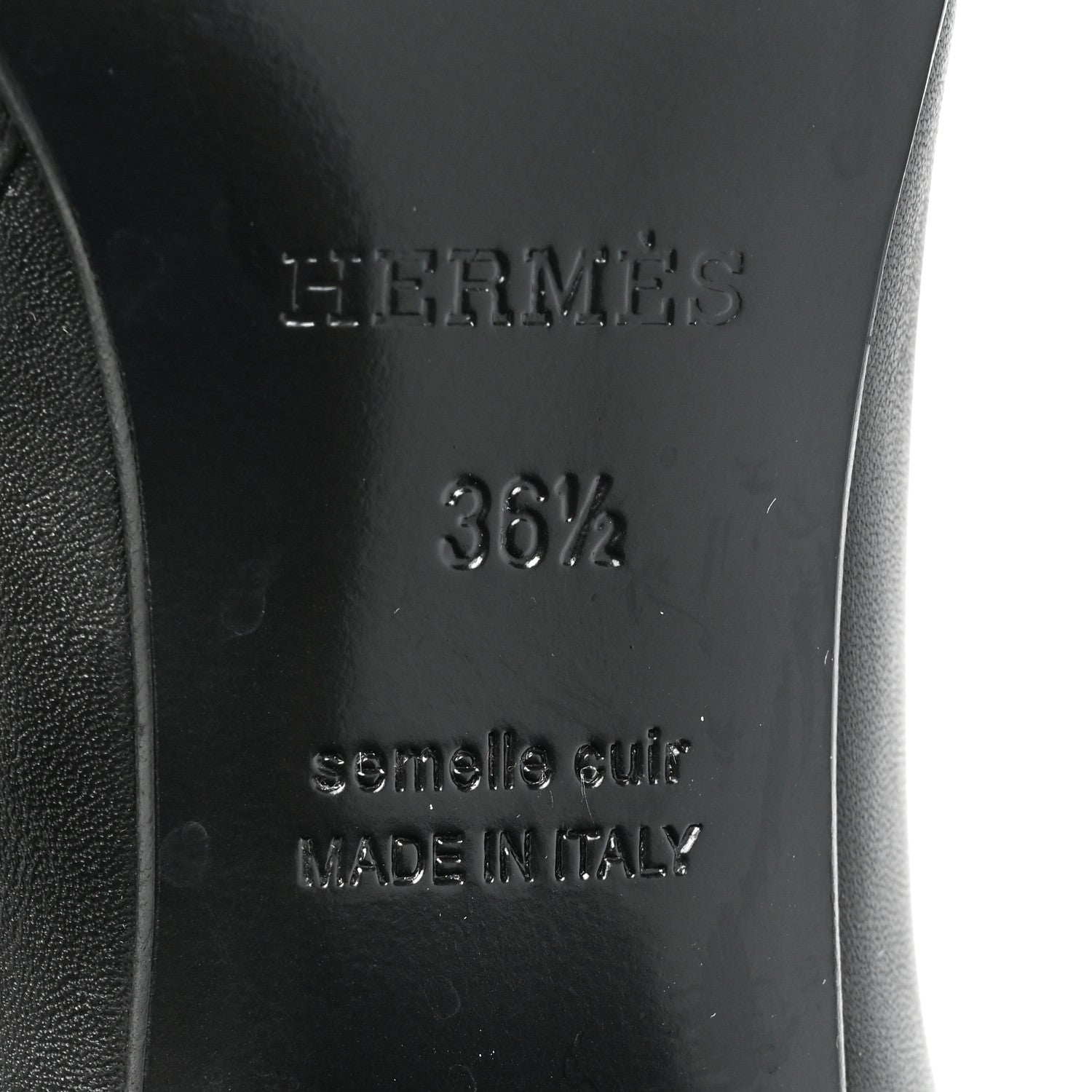 Hermes Calfskin Saint Germain Ankle Boots 36.5 Black 6 of 11