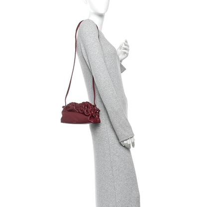 Mansur Gavriel Lambskin Mini Cloud Clutch Pomegranate 2 of 9