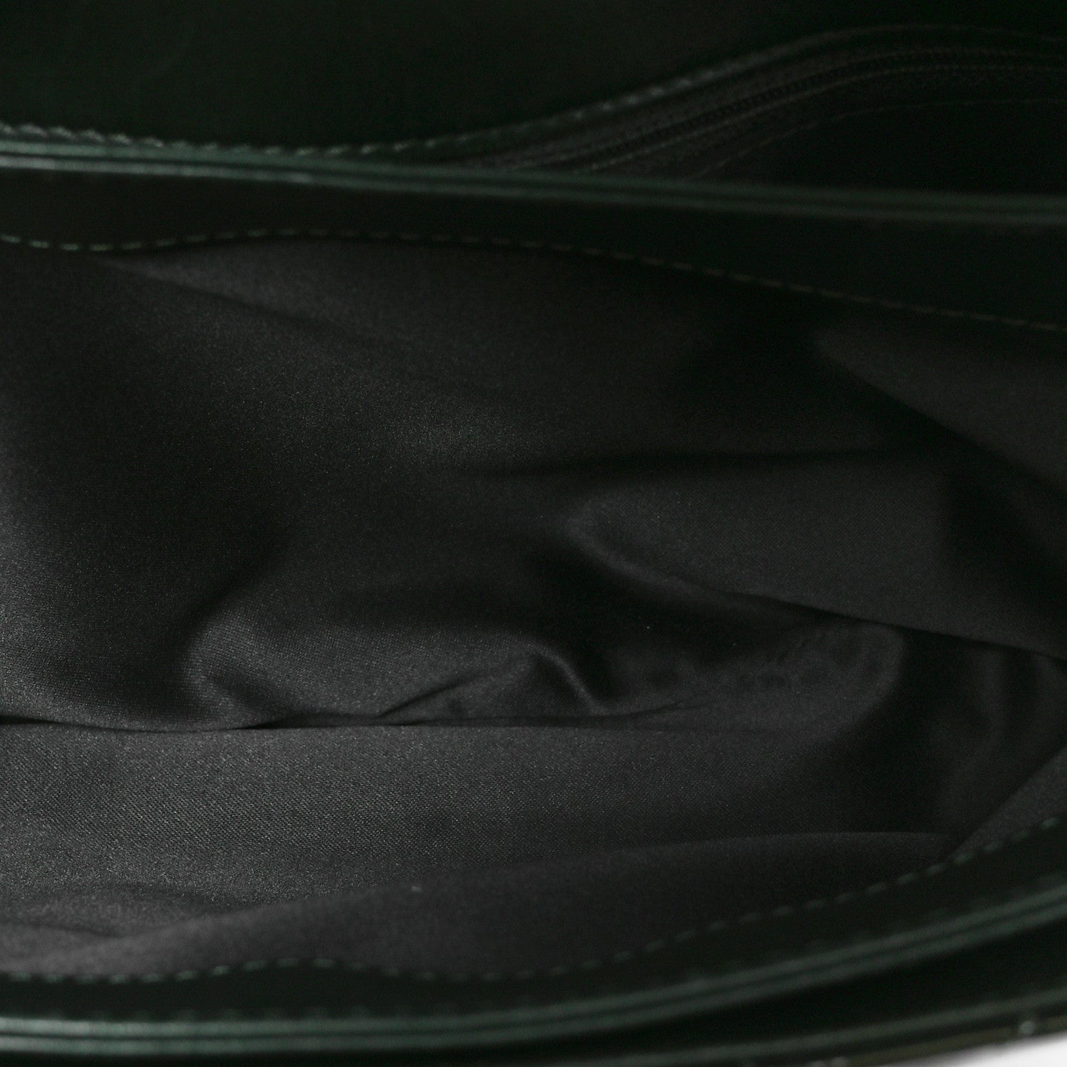 Chanel Patent Quilted 3 Jumbo Flap Dark Green 6 of 10