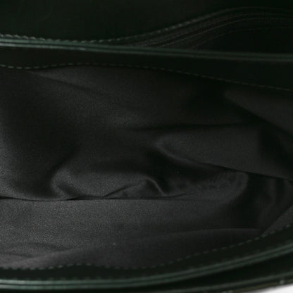 Chanel Patent Quilted 3 Jumbo Flap Dark Green 6 of 10