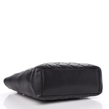 Chanel Caviar Quilted Petit Shopping Tote PST Black 4 of 22