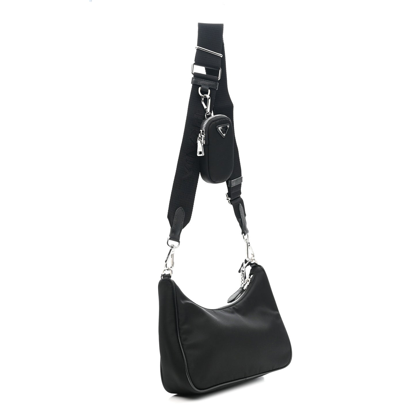 Nylon Re-Edition 2005 Shoulder Bag Black