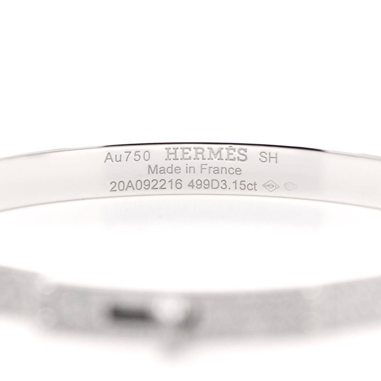 18K White Gold Diamond Kelly Full Pave Bracelet SH