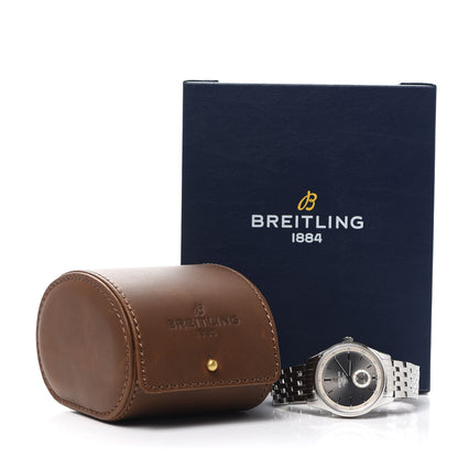 Breitling Stainless Steel 40mm Premier Automatic Watch Grey A37340 6 of 6