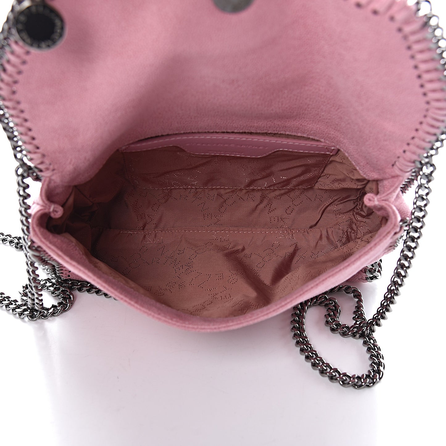 Shaggy Deer Mini Falabella Shoulder Bag Pink