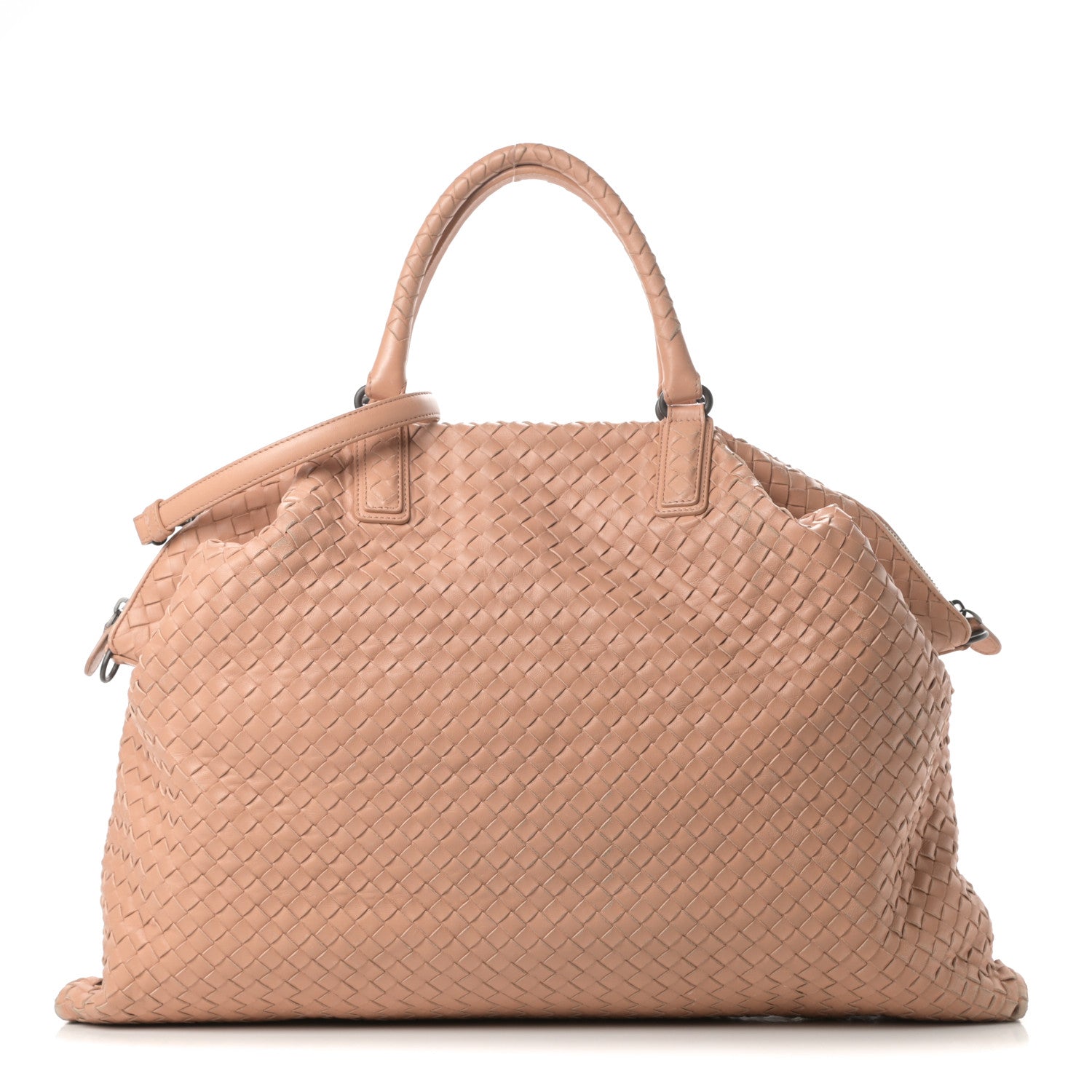 Bottega Veneta Nappa Intrecciato Maxi Convertible Tote Dahlia 1 of 17