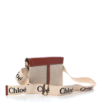 Chloe Cotton Calfskin Woody Belt Bag Beige Brown 2 of 8
