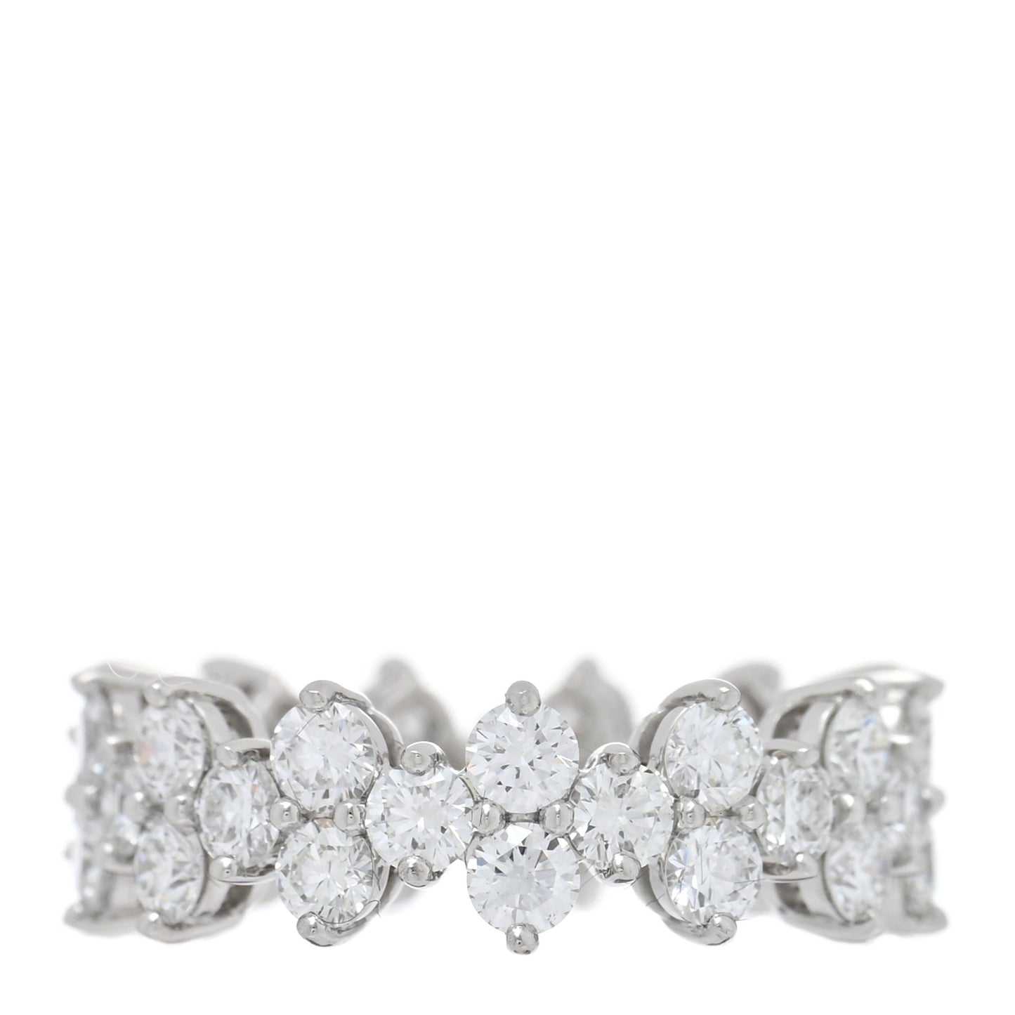 Platinum Diamond Aria Band Ring 46 3.75