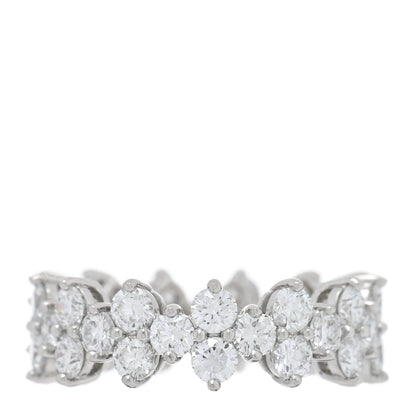 Tiffany Platinum Diamond Aria Band Ring 46 3.75 3 of 5