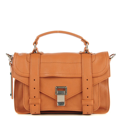 Proenza Schouler Lambskin Tiny PS1 Lux Satchel Dune 1 of 12