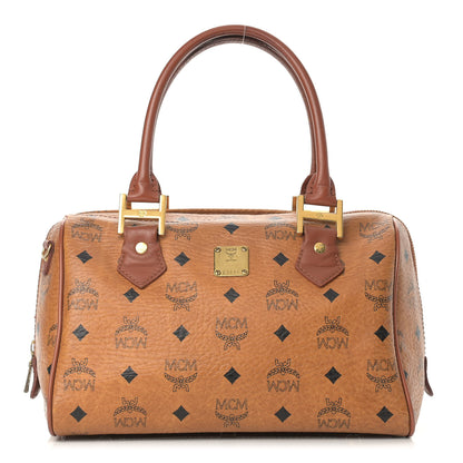 MCM Visetos Essential Boston Bag Cognac 1 of 22