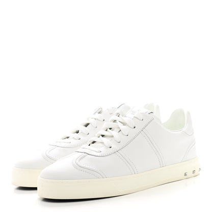 Valentino Garavani Calfskin Womens Flycrew Sneakers 41 White 3 of 9