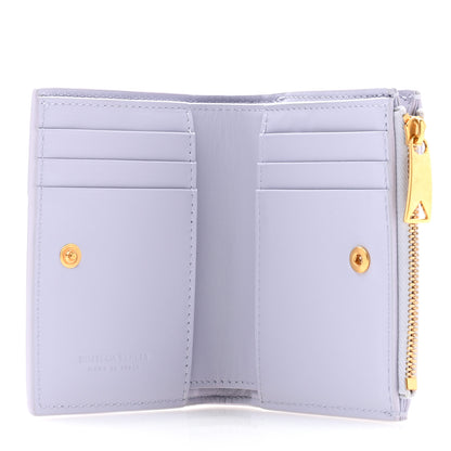 Bottega Veneta Nappa Maxi Intrecciato Bifold Zip Wallet Oyster 5 of 9