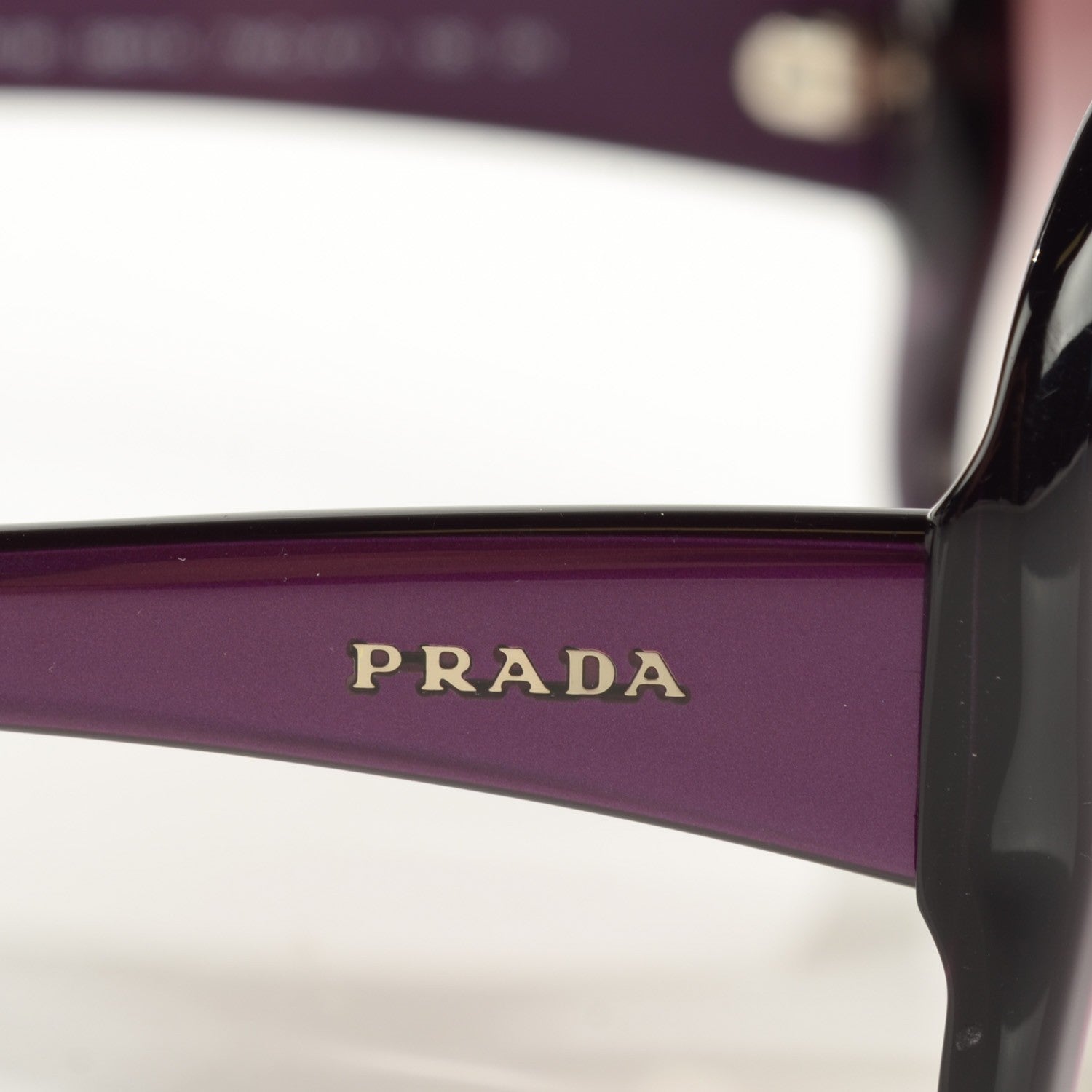 Prada Butterfly Frame Sunglasses SPR 18I Purple 3 of 6