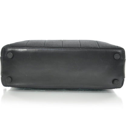 Chanel Jersey Chocolate Bar Quilted Shoulder Bag Black 4 of 8