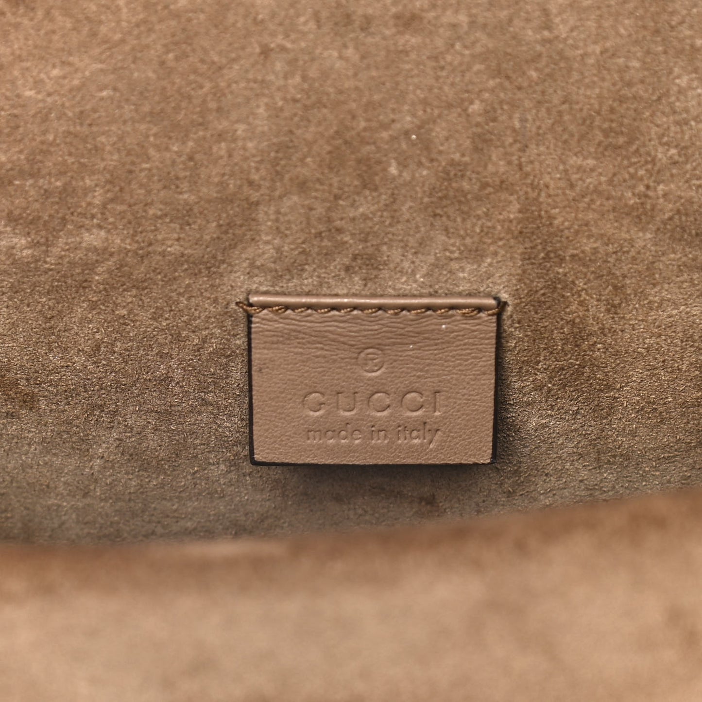 GG Supreme Monogram Mini Dionysus Shoulder Bag Taupe
