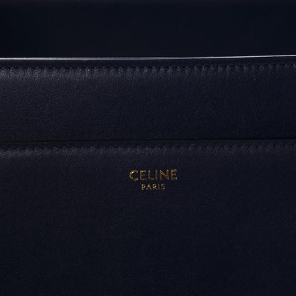 Celine Satinated Calfskin Medium 16 Top Handle Bag Midnight 8 of 11