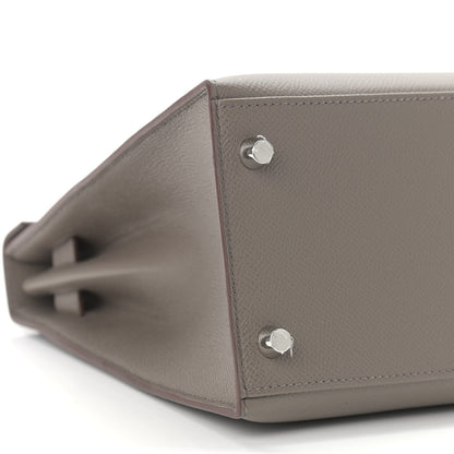Hermes Epsom Kelly Sellier 28 Etain 9 of 11