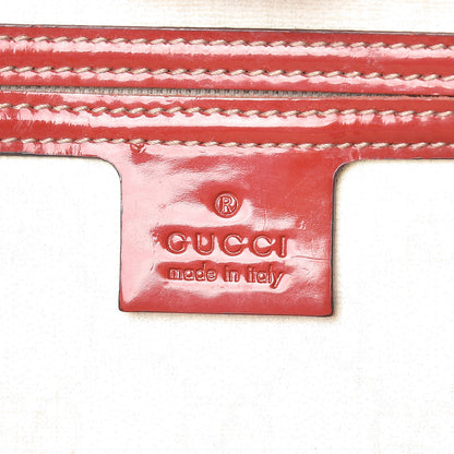 Gucci GG Plus Monogram Tattoo Heart Medium Joy Tote Off White Red 6 of 23