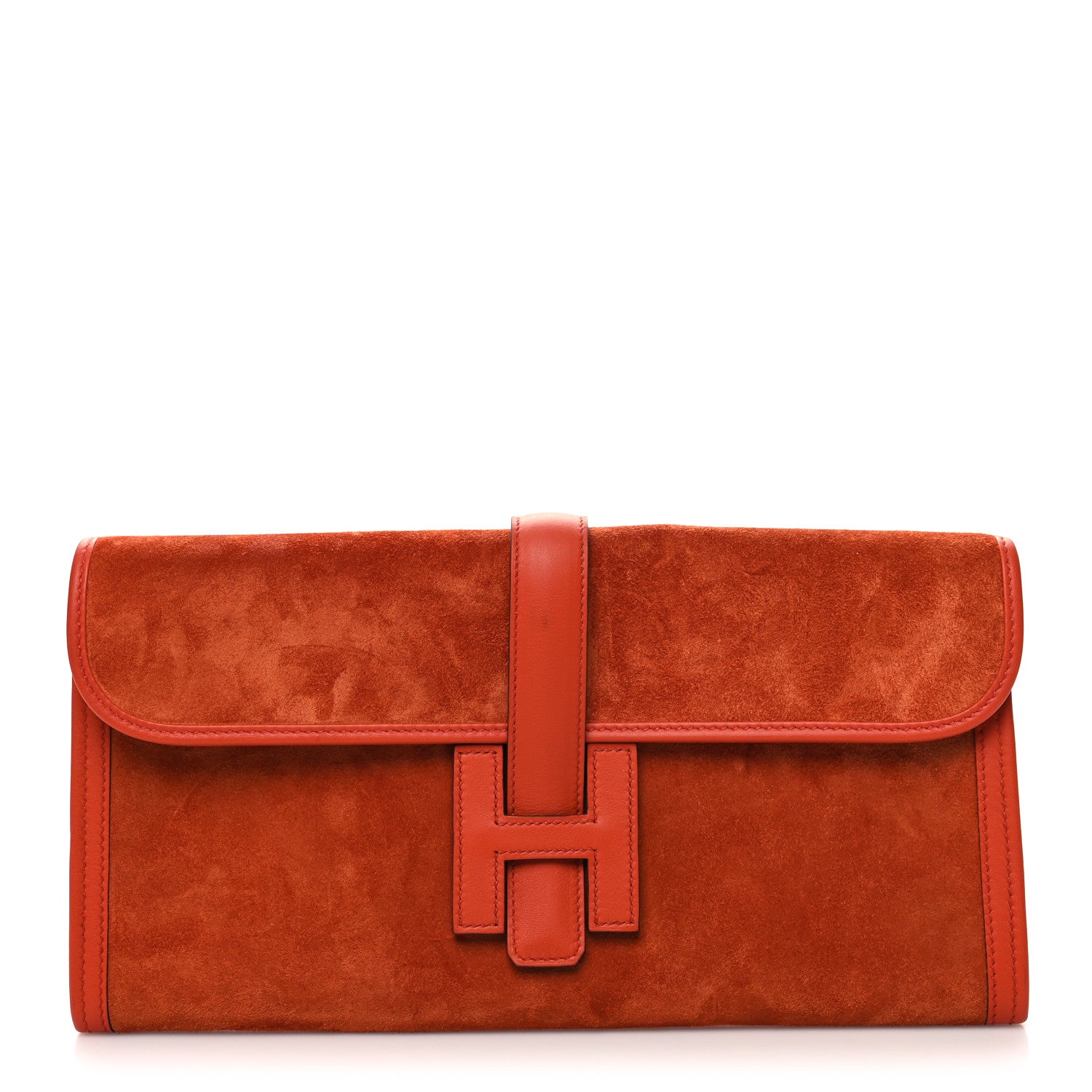Hermes Veau Doblis Swift Jige Elan 29 Clutch Terre Battue 1 of 11