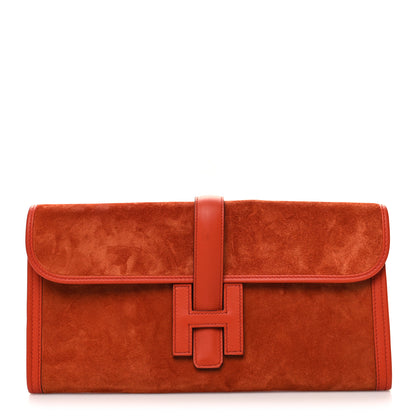 Hermes Veau Doblis Swift Jige Elan 29 Clutch Terre Battue 1 of 11