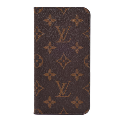 Louis Vuitton Monogram iPhone XS Max Folio Case 1 of 8