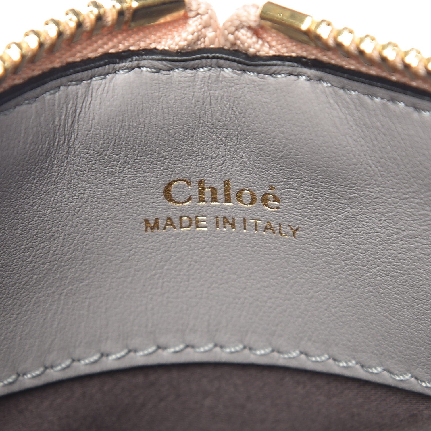 Chloe Smooth Calfskin Mini Baylee Tote Cashmere Grey 7 of 7