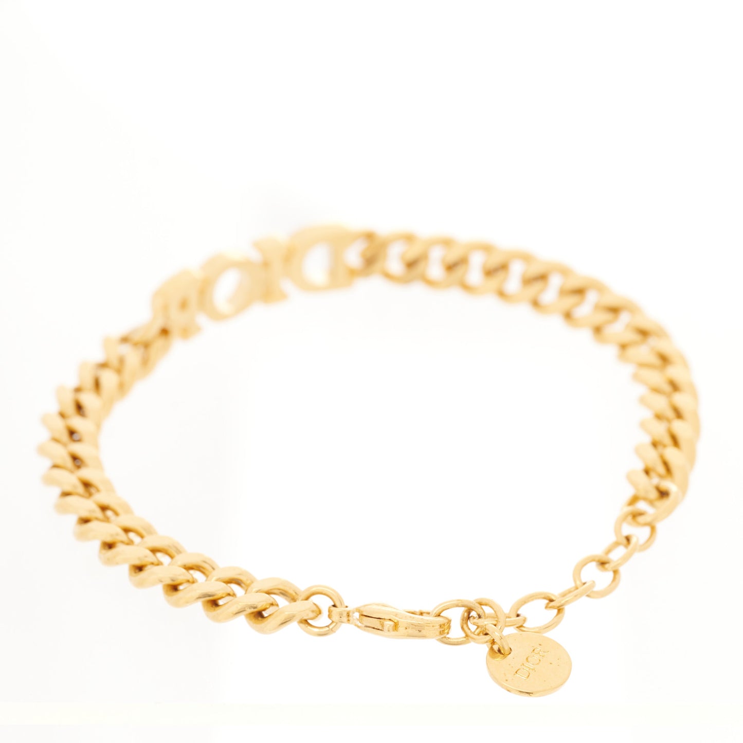 Metal Crystal Dio(r)evolution Bracelet Gold