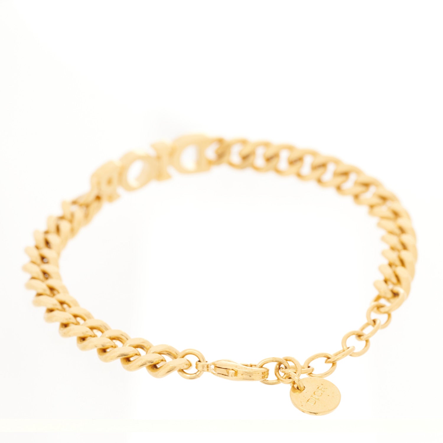 Christian Dior Metal Crystal Dio(r)evolution Bracelet Gold 2 of 5