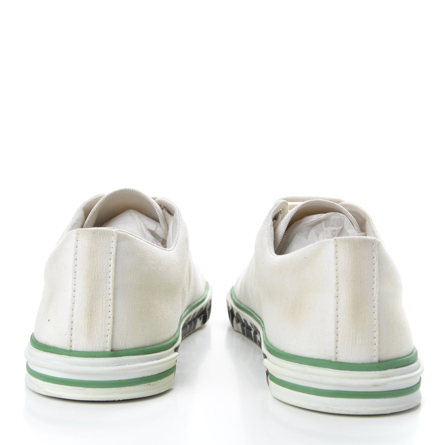 Balenciaga Cotton Canvas Distressed Match Trainers Sneakers 40 White 6 of 9