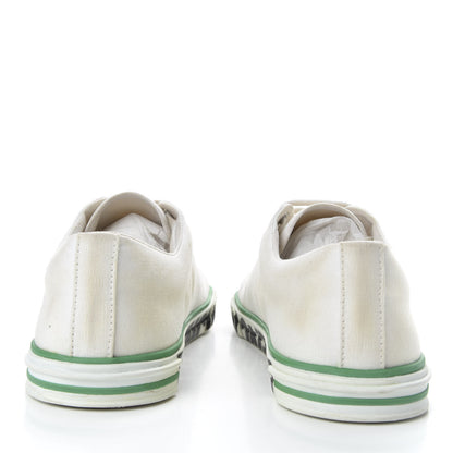 Balenciaga Cotton Canvas Distressed Match Trainers Sneakers 40 White 6 of 9