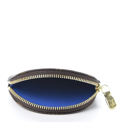 Louis Vuitton Monogram 2019 Christmas Animation Round Coin Purse Blue 4 of 7