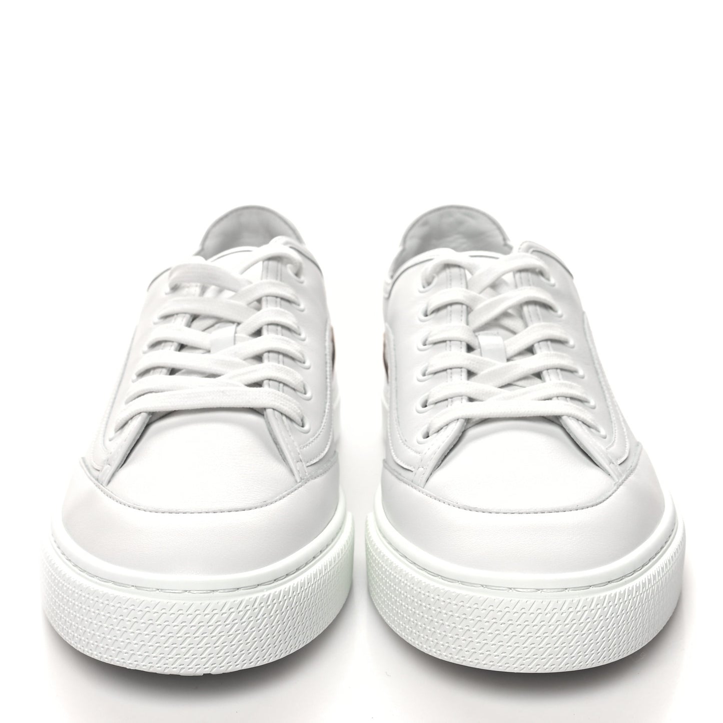 Calfskin Mens Get Sneakers 41 White