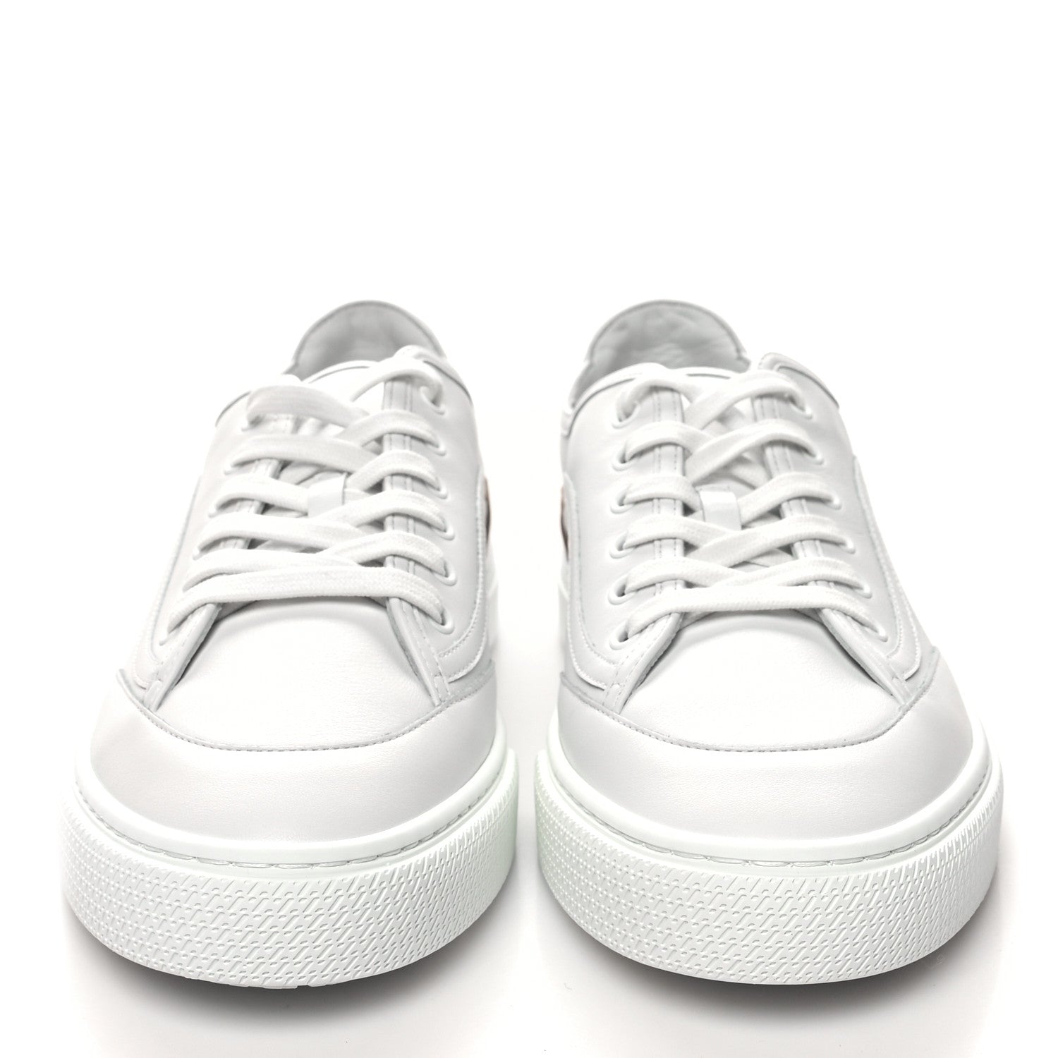 Hermes Calfskin Mens Get Sneakers 41 White 2 of 9