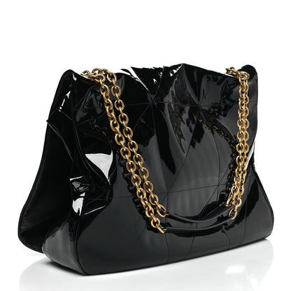 Saint Laurent Patent Matelasse Monogram Large Jamie 4.3 Black 3 of 9