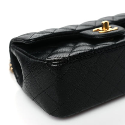 Chanel Caviar Quilted Mini Rectangular Flap Black 9 of 11