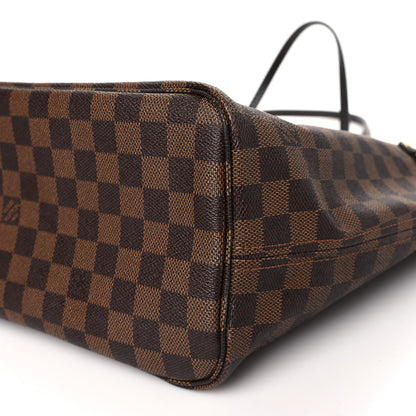 Louis Vuitton Damier Ebene Neo Neverfull MM Rose Ballerine 10 of 13