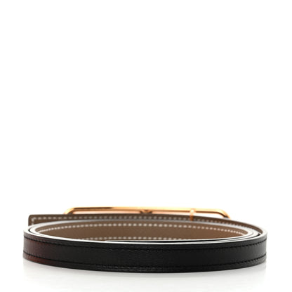 Hermes Swift Epsom 13mm Roulis Belt 85 Etoupe Black 2 of 7